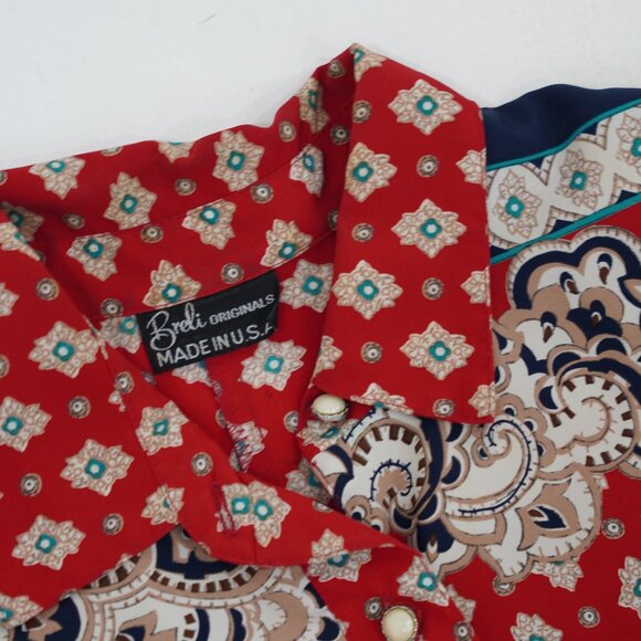 Breli Floral Print V-Neck Ruffle Mini Dress White Sleeveless Sz M - Picture 4 of 6